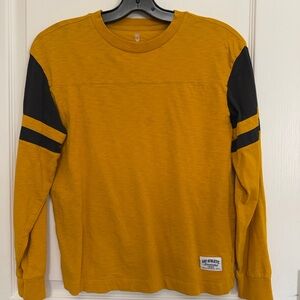 GAP Kids Yellow and Black Long Sleeve Tee XL TG (12)